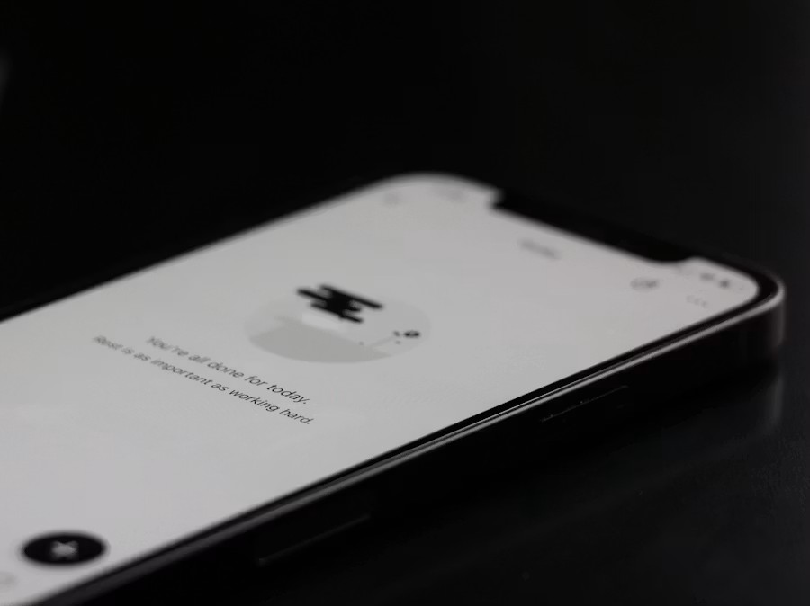 Smartphone showing a minimal app interface, representing BNTO product design