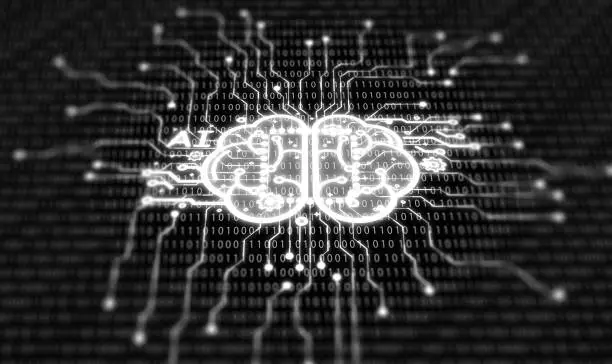 AI brain on a digital circuit board, representing BNTO intelligent workflows